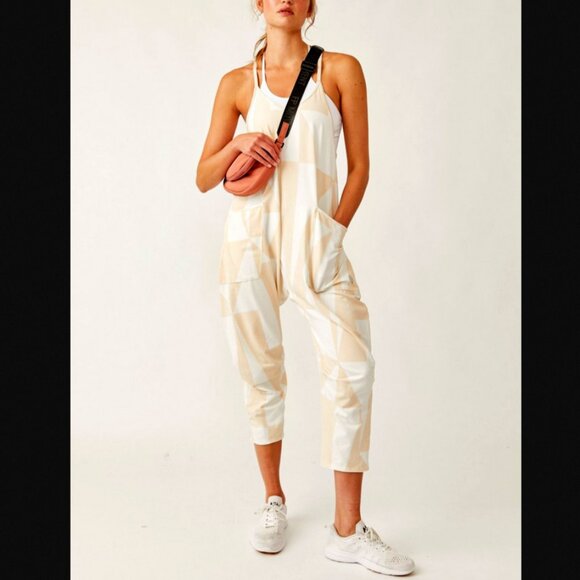 Free People Hot Shot Onesie Racerback Jumpsuit M - Picture 1 of 4